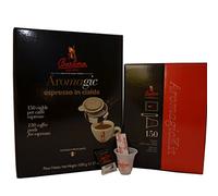 Caffè Barbera - Aromagic cialde caffè - 150 PZ - Kit 150 PZ Bicchierini - Zucchero e palettine