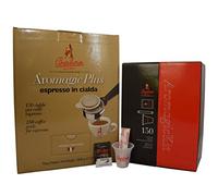 Caffè Barbera - Aromagic Plus Cialde Caffè - 150 pz + Kit 150 pz Bicchierini - Zucchero - Palettine