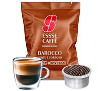 Caffè BAROCCO (100 Capsule) Originali Essse Caffè, 100 Capsule in Confezioni Singole Salva Aroma, Espresso Intenso e Ricco dal Gusto Strutturato, Crema Corposa e Persistente
