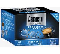 Caffè BIALETTI Miscela NAPOLI, 432 Capsule Originali 100% Alluminio, Intensità pura e gusto forte, 6 Confezioni da 72 -DD-