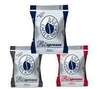 Caffè Borbone 300 capsule Respresso per Nespresso MIX NERA, ROSSA, BLU