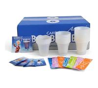Caffè Borbone Accessori in Plastica per Bevande, Multicolore, Set da 450 Pezzi, 150 unità