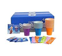 Caffè Borbone Accessori in Plastica per Bevande, Multicolore, Set da 450 Pezzi, 150 unità