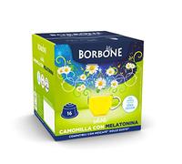 Caffè Borbone Camomilla con Melatonina - 64 capsule (4 confezioni da 16) - Compatibili con le Macchine Nescafè* Dolce Gusto*