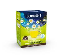 Caffè Borbone Camomilla con Melatonina Solubile - 96 capsule (6 confezioni da 16) - Compatibili con le Macchine ad uso domestico Lavazza* A Modo Mio*