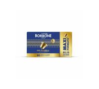 Caffè Borbone Capsule compatibili Alluminio sistema Nespresso - Miscela 100% Arabica - 80+10 capsule