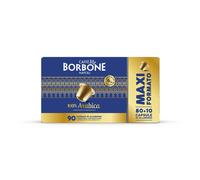 Caffè Borbone Capsule compatibili Alluminio sistema Nespresso - Miscela 100% Arabica - 80+10 capsule