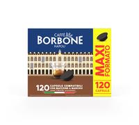 Caffè Borbone Capsule Compatibili sistema A Modo Mio - Miscela Decisa - 120 capsule Caffè Borbone