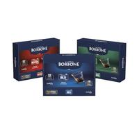 CAFFÈ BORBONE 144 Capsule per Macchine da Caffè Caffitaly® - Kit Assortito: 48 Blu + 48 Rossa + 48 Dek - Mix Espresso, Forte e Decaffeinato