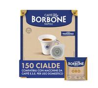 Caffè Borbone Cialda Compostabile, Miscela Oro - 150 Cialde - Intensità 7/10 - Sistema ESE, Ideale per tutte le macchine Espresso
