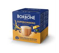 Caffè Borbone SuperGinseng - Caffè al Ginseng - 64 capsule (4 confezioni da 16) - Compatibili con le Macchine Nescafè* Dolce Gusto*