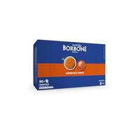 Caffè Borbone Espresso Forte - Capsule Compatibili con le Macchine ad uso domestico Nespresso* Professional* - Ideali per un Caffè Forte, Intensità 8/10 (100)
