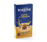 Caffè Borbone Ginseng - Caffè al Ginseng - 60 capsule (6 confezioni da 10) - Compatibili con le Macchine ad uso domestico Nespresso*