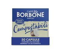 100 Cialde Capsule Caffè Borbone Respresso Compostabili 100% Arabica Nespresso