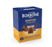 Caffè Borbone MiniCiock, Bevanda al gusto di Cioccolato - 96 capsule (6 confezioni da 16) - Compatibili con le Macchine ad uso domestico Lavazza* A Modo Mio*
