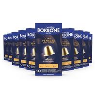 Caffè Borbone Miscela Ciao Venezia - 100 Capsule ALLUMINIO (10 confezioni da 10) - Compatibili con le Macchine ad uso domestico Nespresso*