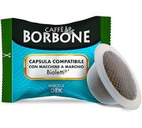 Caffè Borbone Decaffeinato 50 Capsule Compatibili con tutte le macchine Bialetti
