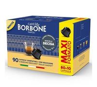 CAFFE' BORBONE MISCELA DECISA BOX90 CAPSULE COMPATIBILI NESCAFE' DOLCEGUSTO NERA