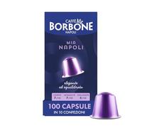 Caffè Borbone Miscela Mia Napoli - 100 Capsule ALLUMINIO (10 confezioni da 10) - Compatibili con le Macchine ad uso domestico Nespresso®*