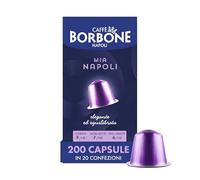 Caffè Borbone Miscela Mia Napoli - 200 Capsule ALLUMINIO (2 confezioni da 100) - Compatibili con le Macchine ad uso domestico Nespresso*
