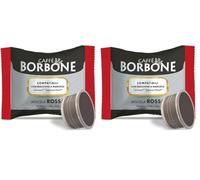 Caffè Borbone Miscela Rossa - 100 Capsule - Compatibili con le Macchine Lavazza* Espresso Point* (Confezione da 2)