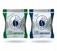 Caffè Borbone Respresso, Kit Degustazione 200 Capsule - (Miscela Blu - 100 Capsule - Miscela Dek 100 Capsule) - Compatibili con le Macchine ad uso domestico Nespresso *