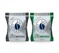 Caffè Borbone Respresso, Kit Degustazione 200 Capsule - (Miscela Nera - 100 Capsule - Miscela Dek 100 Capsule) - Compatibili con le Macchine ad uso domestico Nespresso *