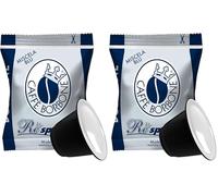 CAFFÈ BORBONE Respresso Miscela Blu - Confezione da 100 Capsule - Compatibili con le Macchine ad uso domestico Nespresso