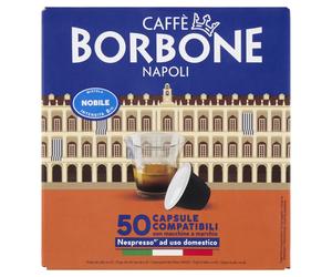 Caffè Borbone Respresso Miscela NOBILE Blu Compatible Nespresso 50 PZ.SCAD 2028
