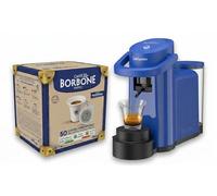 CAFFÈ BORBONE Simplymoon Macchina da Caffè a Cialde (Blu, Macchina + Cialda Blu)