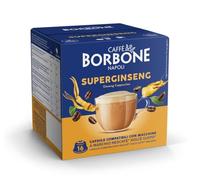 Caffè Borbone SuperGinseng - Caffè al Ginseng - 64 capsule (4 confezioni da 16) - Compatibili con le Macchine Nescafè* Dolce Gusto*