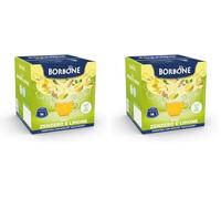 Caffè Borbone Tisana Zenzero e Limone - 16 Capsule - Compatibili con macchine ad uso domestico Nescafè®* Dolce Gusto®* (Confezione da 2)