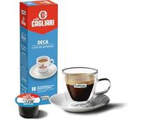 Caffè Caffitaly System Miscela Cagliari Decaffeinato Dek DECA, 100 Capsule Originali, Pieno ed Intenso -DD-