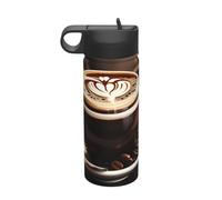 Caffè caldo con chicco di caffè 18oz Sport Bollitore Isolato In Acciaio Inox Vuoto Sport All'aperto Uso Domestico Quotidiano