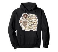 caffè Caos Coccole Mamma Vita maternità Madre Caffeina Felpa con Cappuccio