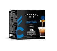 Caffè Carraro Decaffeinato, compatibili con macchine a capsule Nespresso®*, confezione singola da 100 capsule