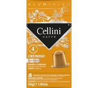 Caffè Cellini Capsule Alluminio Compatibili con Nespresso* - Aluminium Cremoso 100pz| Caffè Dalle Note Dolci E Fruttate
