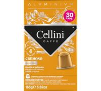 Caffè Cellini Capsule Alluminio Compatibili con Nespresso* - Aluminium Cremoso 120pz| Caffè Dalle Note Dolci E Fruttate