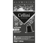 Caffè Cellini Capsule Alluminio Compatibili con Nespresso* - Aluminium Intenso 100pz| Dal Gusto Corposo Con Note Aromatiche Fruttate