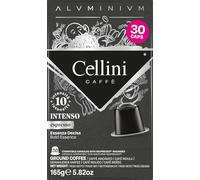 Caffè Cellini Capsule Alluminio Compatibili con Nespresso* - Aluminium Intenso 120pz| Dal Gusto Corposo Con Note Aromatiche Fruttate