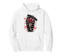 caffè Coffin Roses Gothic Dark Estetica Donne Felpa con Cappuccio