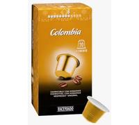 Caffè Colombia in Capsule, Compatibile con Nespresso, Decaffeinato Intensità 8, Alluminio, 30 Capsule, pack 2