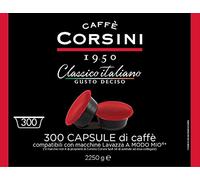 Caffè Corsini - Capsule Caffè Compatibili Lavazza A Modo Mio Classico Italiano, Gusto Deciso, 300 Capsule