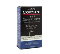 Caffè Corsini - Gran Riserva Arabica, Miscela di Caffè Espresso in Capsule Compatibili Nespresso* - Italiano Dolce, Morbido e Profumato, 6 Confezioni da 10 capsule
