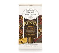 Caffè Corsini - Kenya 100 Capsule Compatibili Nespresso, Caffè 100% Arabica, Intensità 9/13, 10 Confezioni da 10 Capsule, 520g