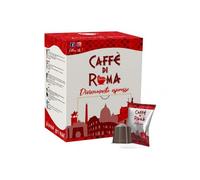 CAFFE DI ROMA 100 Capsule Nespresso VULCANO miscela Rossa Forte e Deciso compatibile con Nespresso -