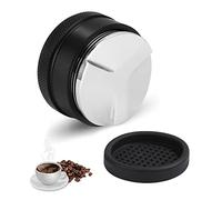 Caffè Distributore Distributore di Manomissione 58mm Distributore di Caffè 304 Acciaio Inox con Tappetino in Silicone Pressa per Caffè, Regolabile in Altezza, per la Casa DIY Cafe