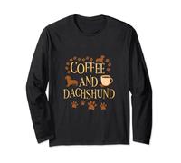 Caffè e bassotto Bassotto Cani Cani Proprietari di cani Maglia a Manica