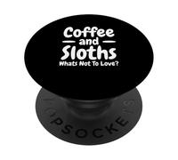 Caffè E Bradipi Cosa Non Amare Divertente Bradipo PopSockets PopGrip Adesivo