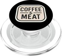Caffè E Carne Carnivoro Paleo Keto Dieta Chetogenica Low Carb PopSockets PopGrip per MagSafe